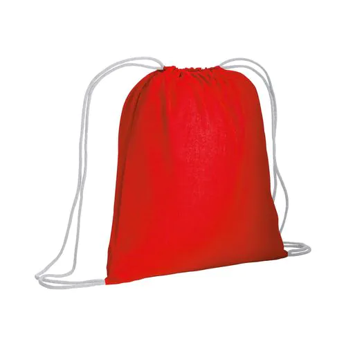 Backpack made of 120 g/m2 cotton, with choke closure. It is OEKO-TEX® certified. Backpack made of 120 g/m2 cotton, with choke closure. It is OEKO-TEX® certified.