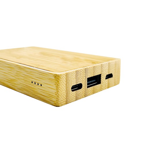 Powerbank en bambou Hannelore Powerbank en bambou Hannelore