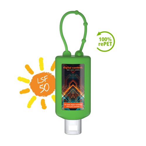 Sun Milk "sensitive" SPF 50, 50 ml Bumper (green), Body Label