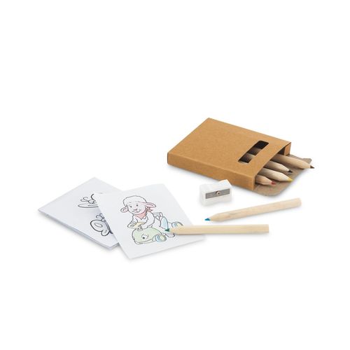 ANIM. Colouring set with colouring pencils ANIM. Colouring set with colouring pencils
