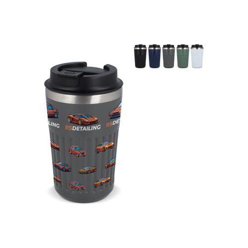 Thermos à café à emporter en acier inoxydable recyclé, 400 ml Thermos à café à emporter en acier inoxydable recyclé, 400 ml