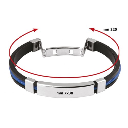 BLACK AND BLUE BRACELET BLACK AND BLUE BRACELET