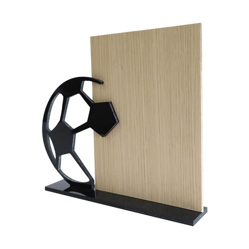 ACRYLIC AND WOODEN TROPHY 23X20CM CUSTOMIZABLE LASER ENGRAVI