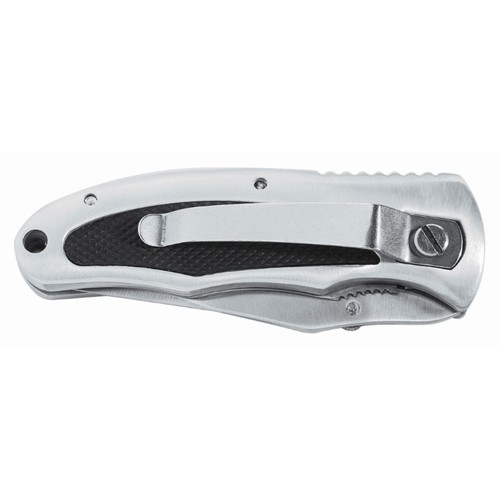 Metmaxx® pocket knife "HunterPlus" silver/black Metmaxx® pocket knife "HunterPlus" silver/black