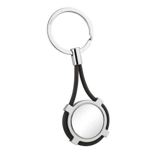 PORTE-CLES CABLE PVC NOIR