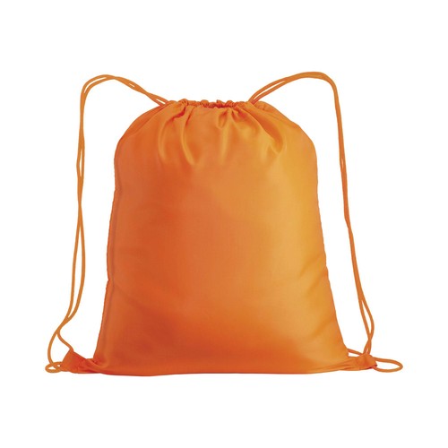 210T polyester backpack with drawstring closure