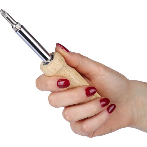 Jeu de tournevis en bois d’hévéa Leni