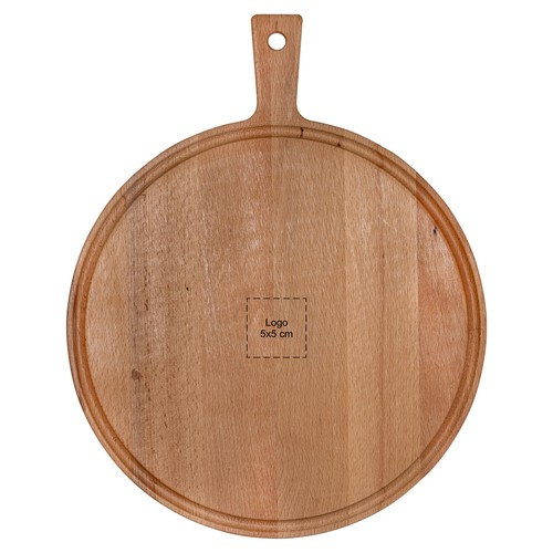 Plank rond met handvat beuken ⌀ 35 cm Plank rond met handvat beuken ⌀ 35 cm