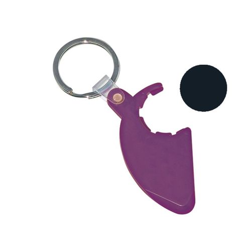 KEY-RING TOKEN HOLDER WITH SCRATCHCARD SCRAPER KEY-RING TOKEN HOLDER WITH SCRATCHCARD SCRAPER