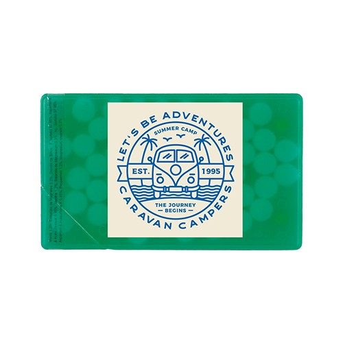 Distributeur de cartes de crédit avec des menthes Enas Distributeur de cartes de crédit avec des menthes Enas