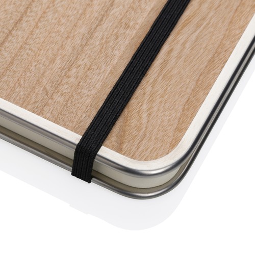 Carnet A5 couverture imprimé bois Treeline