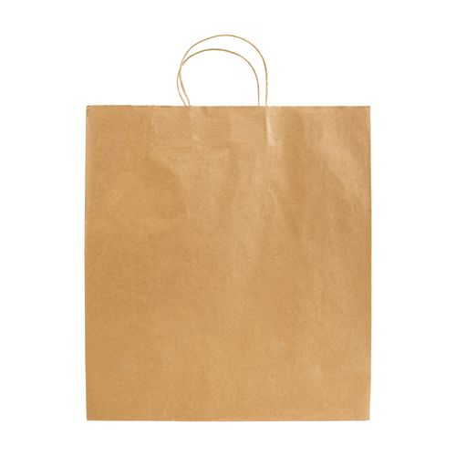 100% recycled paper 100 gr/m2, shopping bag with guesset 100% recycled paper 100 gr/m2, shopping bag with guesset
