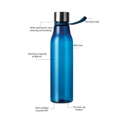VINGA Bouteille d'eau 800ml RCS RPET Lean VINGA Bouteille d'eau 800ml RCS RPET Lean