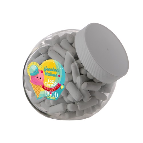 Medium glass jar 0,9 liter