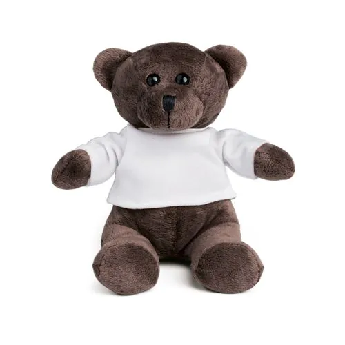 GRIZZLY. Peluche a forma di orsetto con t-shirt GRIZZLY. Peluche a forma di orsetto con t-shirt