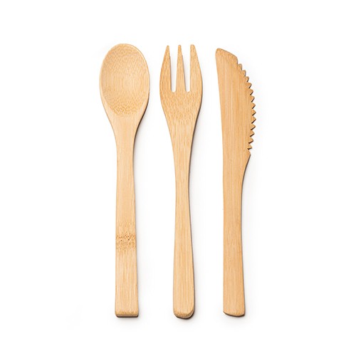 Bamboo cutlery set  Foraker