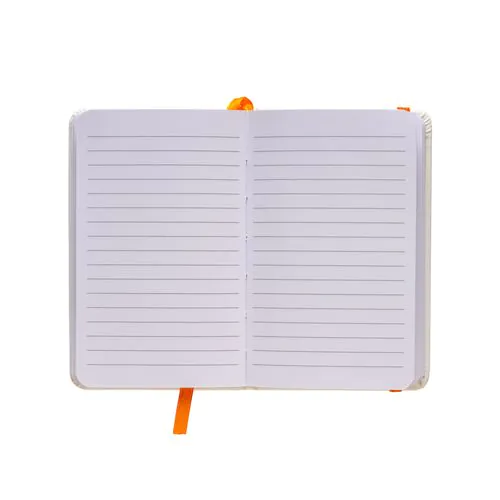 Bloc note avec élastique et feuille de papier à ligne