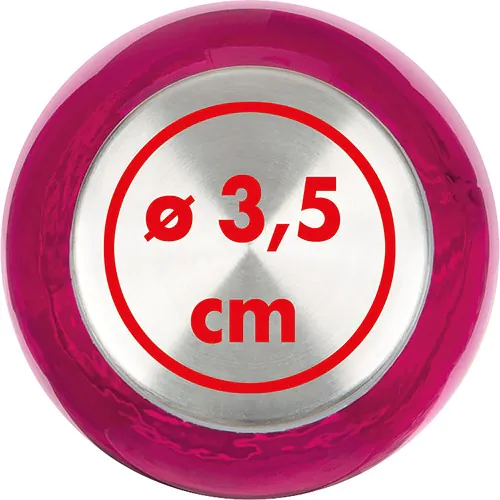 Borraccia colorata con tappo grigio