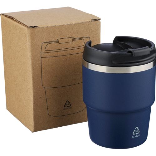 ?Gerecycled roestvrijstalen dubbelwandige drinkbeker (175 ml) Oli ?Gerecycled roestvrijstalen dubbelwandige drinkbeker (175 ml) Oli