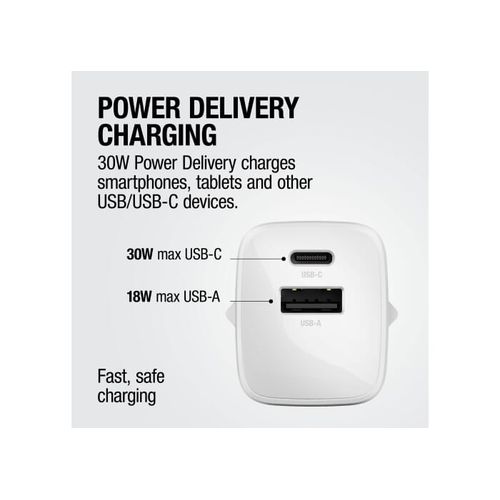 Fresh 'n Rebel Caricatore rapido 30W GaN USB-C & USB-A