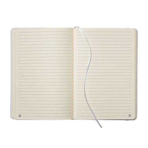 Carnet de notes avec couverture en résidus de fruits et fermeture élastique Carnet de notes avec couverture en résidus de fruits et fermeture élastique