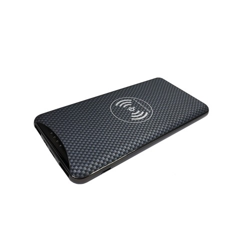 Banque d'alimentation PB-47 QI Chargement sans fil 10000 mAh Blanc