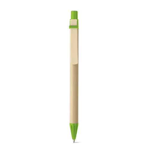 NAIROBI. Balpen van kraftpapier met houten clip NAIROBI. Balpen van kraftpapier met houten clip