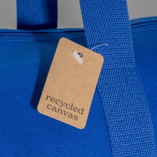 280 g/m2 recycled cotton sports/travel duffle bag