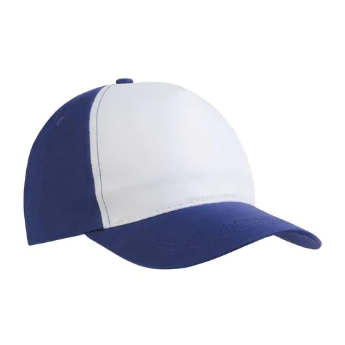 Polyester Hat, 5 panels, with adjustable velcro strap