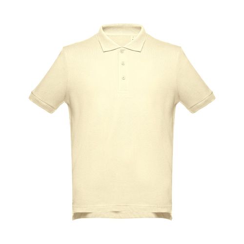 THC ADAM. Polo à manches courtes en coton pour hommes