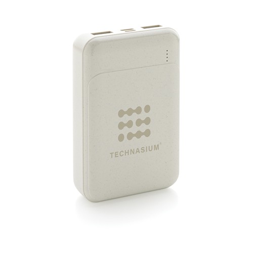 10.000 mAh Powerbank aus RCS Standard recyceltem Kunststoff