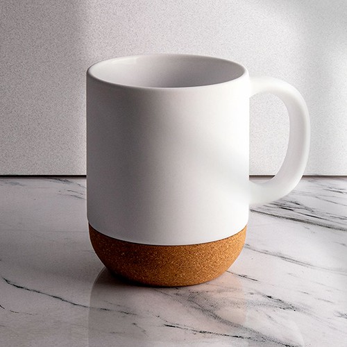 Mug with cork base Cromo