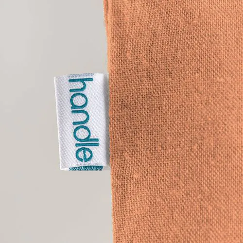 Recycled cotton shopping bag 190 g/m2, long handles, 38 x 42 cm