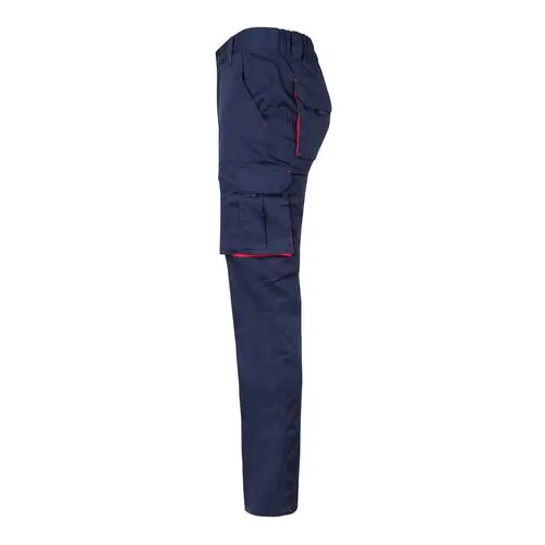 VL FIDES. Two-tone, multi-pocket stretch trousers (240g/m²), in cotton (46%), EME (38%) and polyester (16%) VL FIDES. Two-tone, multi-pocket stretch trousers (240g/m²), in cotton (46%), EME (38%) and polyester (16%)