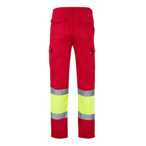 VL POSEIDON. Two-tone multi-pocket twill trousers (210g/m²), in cotton (20%) and polyester (80%)