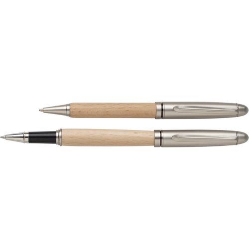 Beechwood writing set Oliviero