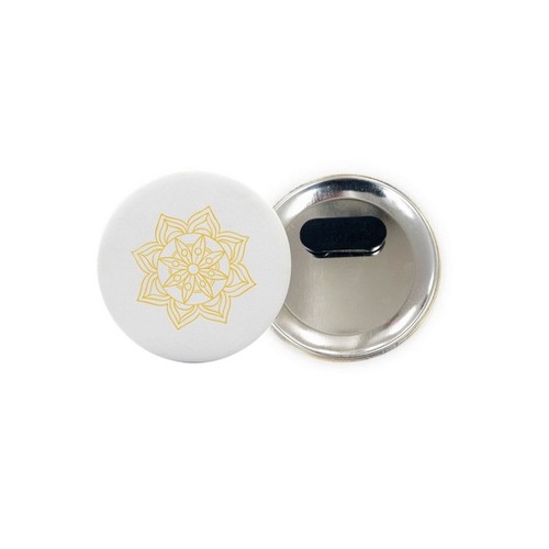 Badge AIMANTÉ - Rond Finition Mat 45 mm