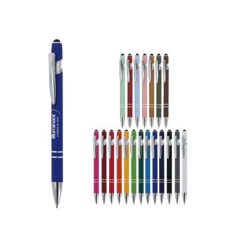 Stylo-bille Paris métal toucher doux Stylo-bille Paris métal toucher doux