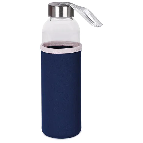 BOUTEILLE 500 ML EN VERRE AVEC ÉTUI EN NÉOPRÈNE