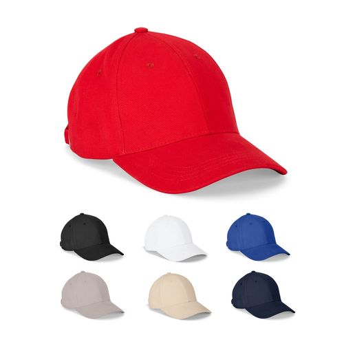 NATHAN. Cappellino 100% cotone (260 g/m²) con 6 pannelli