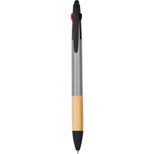 3 COLORS TOUCH SCREEN BALLPOINT PEN IN PLASTIC AND BAMBOO 3 COLORS TOUCH SCREEN BALLPOINT PEN IN PLASTIC AND BAMBOO