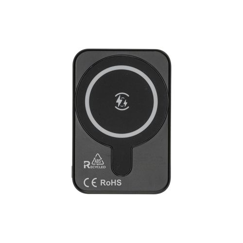 Banco de energía magnético R-ABS 5000 mAh, salida inalámbrica de 15W