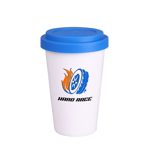 Beker Freedom Classic 280ml wit/blauw Beker Freedom Classic 280ml wit/blauw