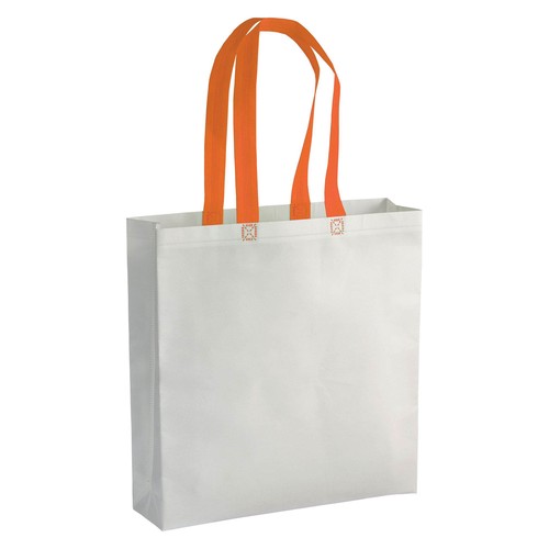 Bolsa laminada tejido no tejido, mangos largos y fuelle Bolsa laminada tejido no tejido, mangos largos y fuelle