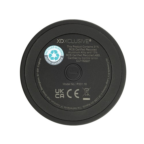Haut-parleur magnétique 5W en aluminium recyclé RCS Nivio
