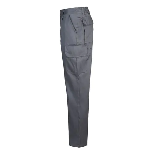 VL MABON. Pantalon sergé, multipoches (200g/m²), en coton (35%) et polyester (65%)