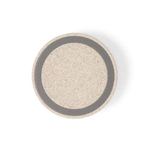 CUVIER. 5W draadloze oplader in ABS en strovezel
