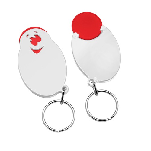 Chip holder with 1€ chip "face" Chip holder with 1€ chip "face"
