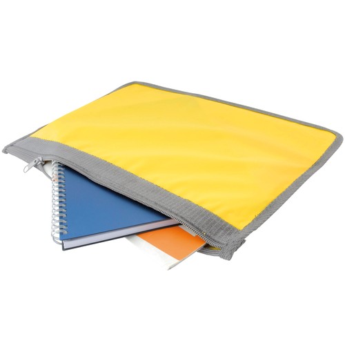 420D polyester brief folder, zip closure