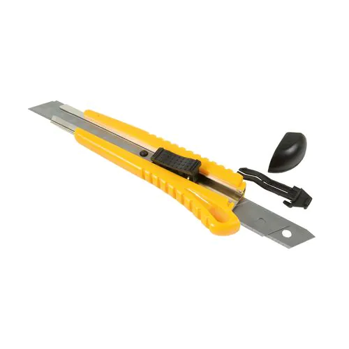 ABS-Schneider/Messer mit Klingenanschlag, große und 2 Ersatzklingen ABS-Schneider/Messer mit Klingenanschlag, große und 2 Ersatzklingen
